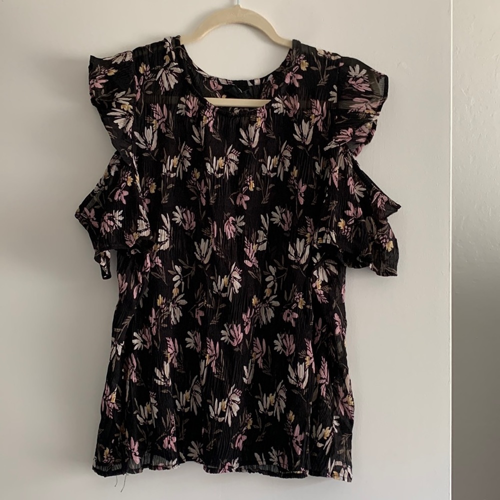 Bonsai cold shoulder blouse